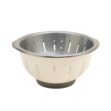 Swirl Stainless Steel Colander