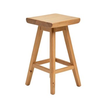 Elrosa Solid Wood 24.25 '' Counter Stool