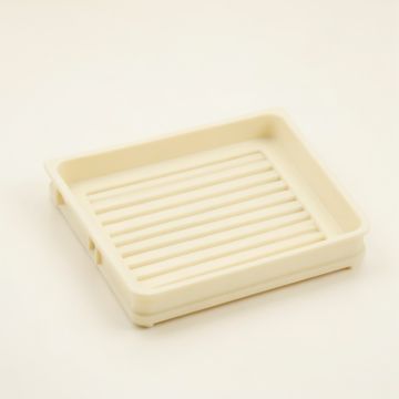 Ash Dell Empty Under-Desk Cable Tray - Ivory (synthetic illustration; no displayed measurements)