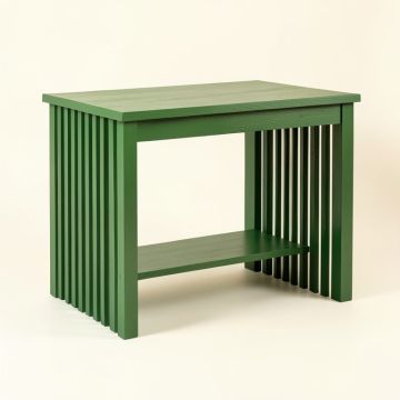 Brook Bridge Small Writing Desk - Green (synthetic illustration; no displayed measurements)