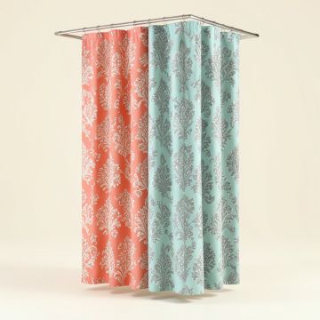 French Damask Shower Curtain (synthetic illustration; no displayed measurements)