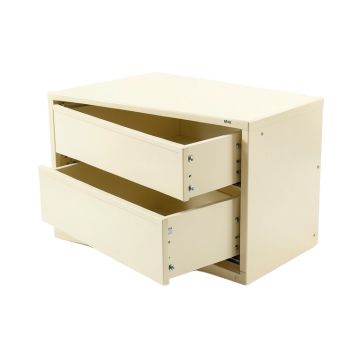 Clay Crest Small-Parts Storage Drawer Cabinet - Ivory