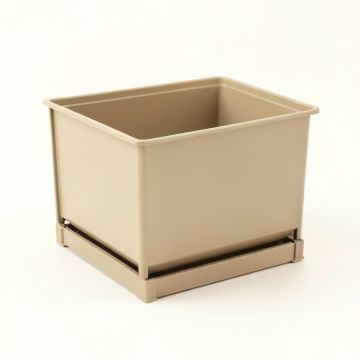 Oak Crest Empty Raised Planter - Beige (synthetic illustration; no displayed measurements)