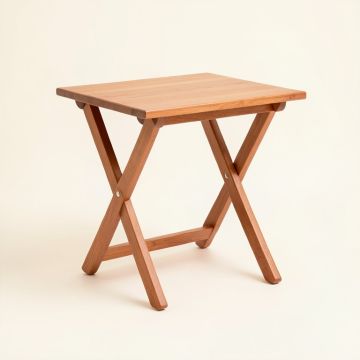 Spruce Dale Compact Balcony Table - Terracotta (synthetic illustration; no displayed measurements)