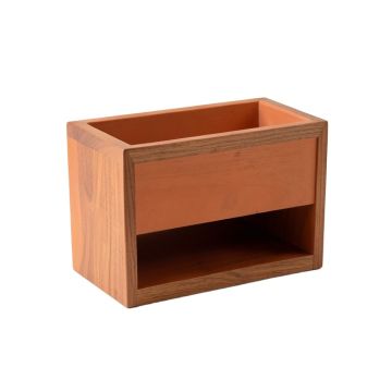 Bay Canyon Empty Raised Planter - Terracotta (synthetic illustration; no displayed measurements)