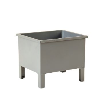 Sage Arc Empty Raised Planter - Gray
