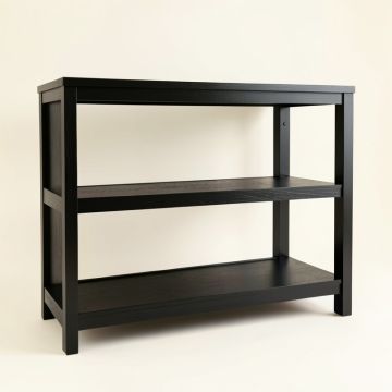Dune Brook Empty Seed-Starting Shelving Unit Without Lights - Black (synthetic illustration; no displayed measurements)