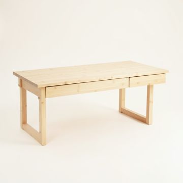 Sage Dell Empty Workshop Workbench - Ivory (synthetic illustration; no displayed measurements)