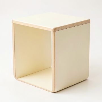 Harbor Bridge Side Table - Cream (synthetic illustration; no displayed measurements)