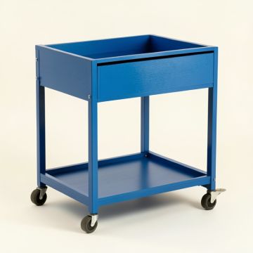Glen Edge Empty Rolling Workshop Cart - Blue (synthetic illustration; no displayed measurements)