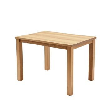 Emer Rubberwood Solid Wood Dining Table