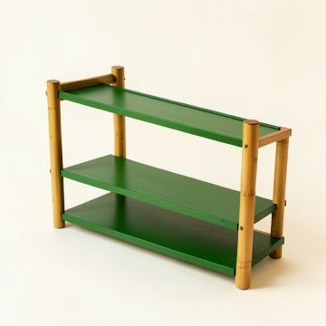 Dawn Bluff Empty Countertop Canister Rack - Green (synthetic illustration; no displayed measurements)