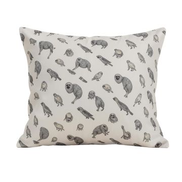 Aqua And Grey Sloth Collection Sloth Body Pillowcase