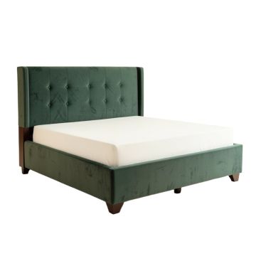 Elberta Upholstered Sleigh Bed