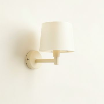 Fern Dell Wall Sconce Mounted On A Plain Wall - Cream (synthetic illustration; no displayed measurements)