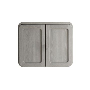 Hazel Edge Wall-Mounted Entry Cabinet - Gray