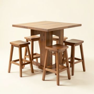 5 Piece Counter Height Dining Table Set (synthetic illustration; no displayed measurements)