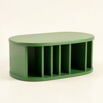 Field Bridge Shoe Storage Bench - Green (synthetic illustration; no displayed measurements)