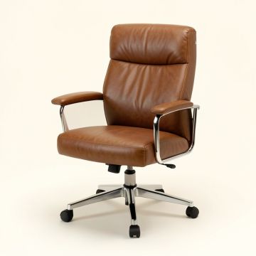 Demars Leather Task Chair (synthetic illustration; no displayed measurements)