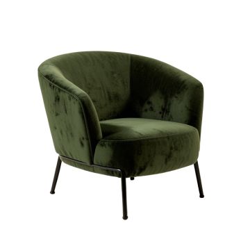 Larkin 30 '' Wide Velvet Papasan Chair (synthetic illustration; no displayed measurements)