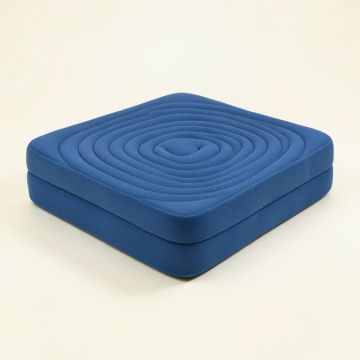 Convoluted 3 '' Gel Memory Foam Mattress Topper (synthetic illustration; no displayed measurements)