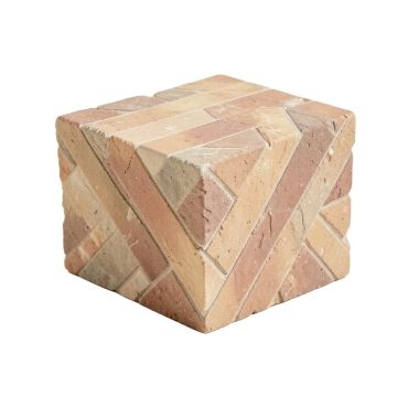 Crema Marfil Beveled Brick 2 '' X 4 '' Mosaic Tile Polished