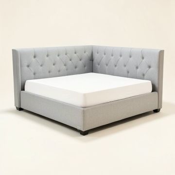Brighton Tufted Upholstered Platform Bed (synthetic illustration; no displayed measurements)