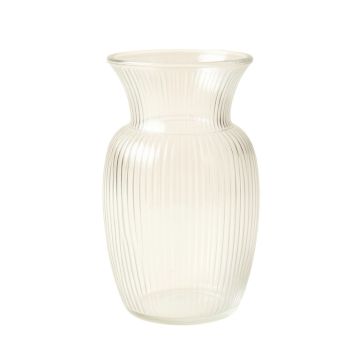 Cliff Crest Empty Decorative Vase - White