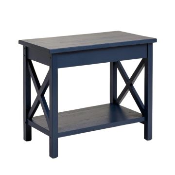 Laurel Branch Side Table - Navy