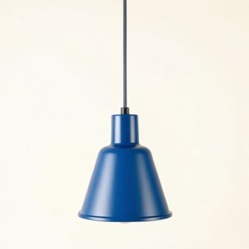 Sage Brook Pendant Light Suspended From One Plain Cable - Blue (synthetic illustration; no displayed measurements)