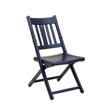 Summit Bluff Folding Outdoor Chair - Navy