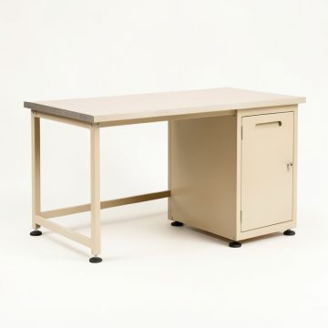 River Bend Empty Workshop Workbench - Beige (synthetic illustration; no displayed measurements)