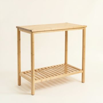 Aspen Edge Freestanding Laundry Folding Counter - Beige (synthetic illustration; no displayed measurements)