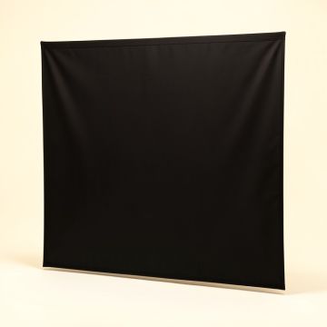 Black 40 '' Manual Projection Screen (synthetic illustration; no displayed measurements)