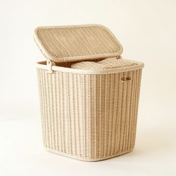 Dawn Bluff Laundry Hamper - Ivory (synthetic illustration; no displayed measurements)