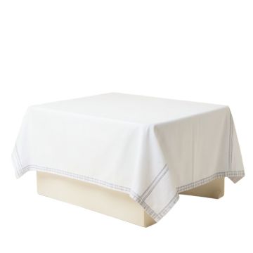 Aspen Bridge Flat Bed Sheet - White