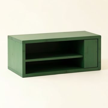 Bay Bluff Shoe Storage Bench - Green (synthetic illustration; no displayed measurements)