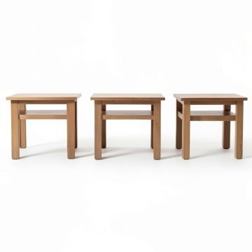Nebraska Occasional 3-Piece Coffee Table Set (synthetic illustration; no displayed measurements)