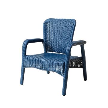 Birch Bend Outdoor Lounge Chair - Blue
