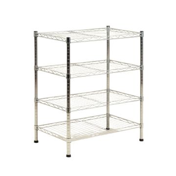 Hicks 47.2 '' H X 23.6 '' W X 13.8 '' D 4-Tier Shelving Unit Storage Rack