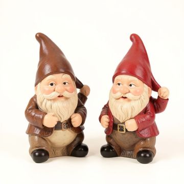 Knothole Gnomes 2 Piece Garden Welcome Tree Statue Set (synthetic illustration; no displayed measurements)