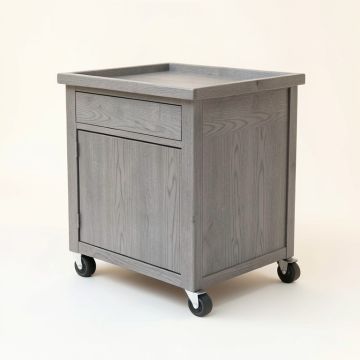 Meadow Branch Empty Rolling Workshop Cart - Gray (synthetic illustration; no displayed measurements)