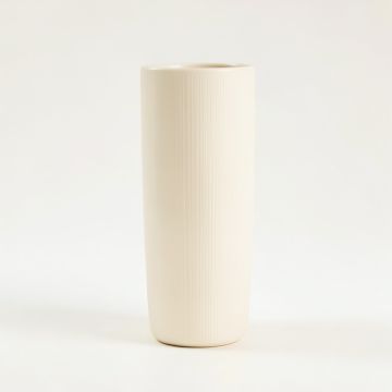 Briar Crest Empty Decorative Vase - Cream (synthetic illustration; no displayed measurements)