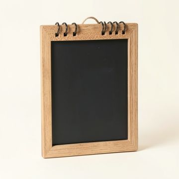 Rustic Magnetic Chalk Calendar And Cork Board (synthetic illustration; no displayed measurements)