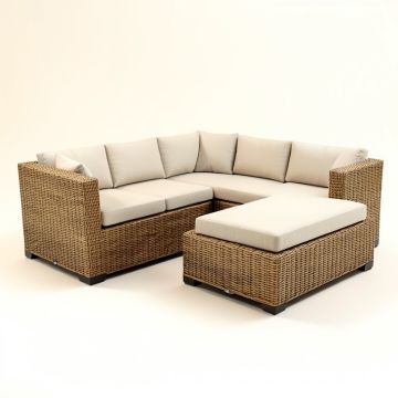 Aidean Patio Sectional With Cushions (synthetic illustration; no displayed measurements)