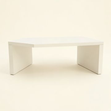 Harbor Crossing Desktop Monitor Riser - White (synthetic illustration; no displayed measurements)