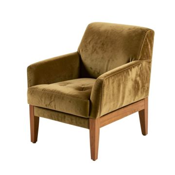 Easterling 22.5 '' Wide Tufted Velvet Slipper Chair