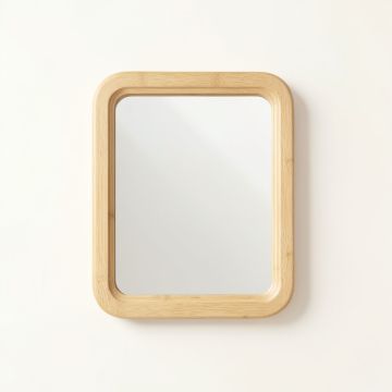 Shore Canyon Framed Wall Mirror - Beige (synthetic illustration; no displayed measurements)