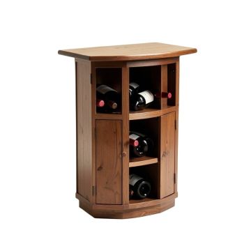 Briese Aster High Bar With Wine Storage