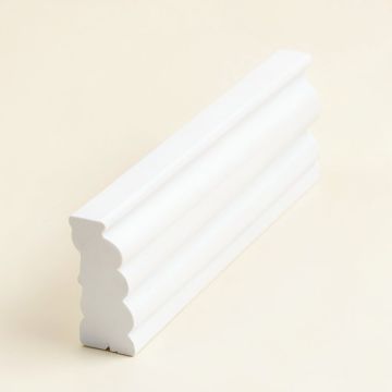 Pvc Beaded Planking 5 1/8 '' H X 96 '' W X 3/8 '' D Moulding (synthetic illustration; no displayed measurements)